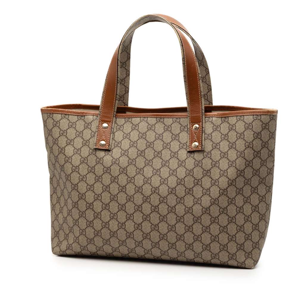 Gucci Medium GG Supreme Web Loop Tote - 2
