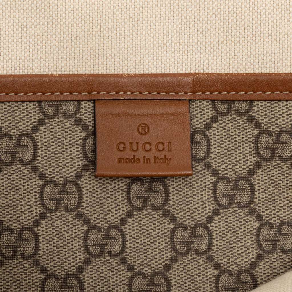 Gucci Medium GG Supreme Web Loop Tote - 5