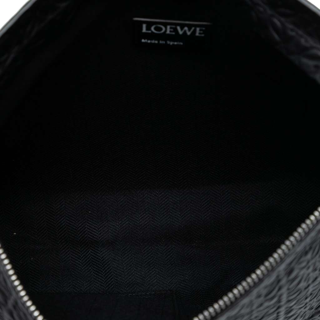 Loewe Embossed Anagram Leather Repeat T Clutch - 4
