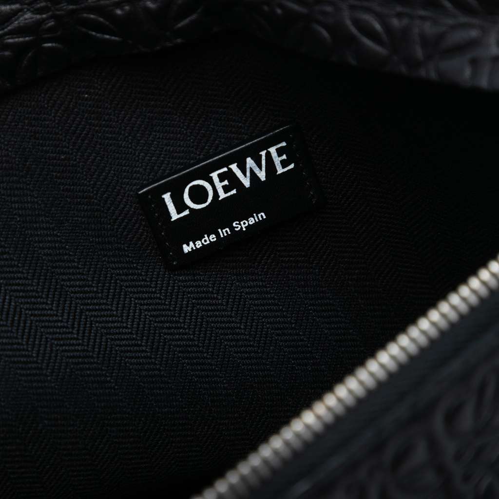 Loewe Embossed Anagram Leather Repeat T Clutch - 5