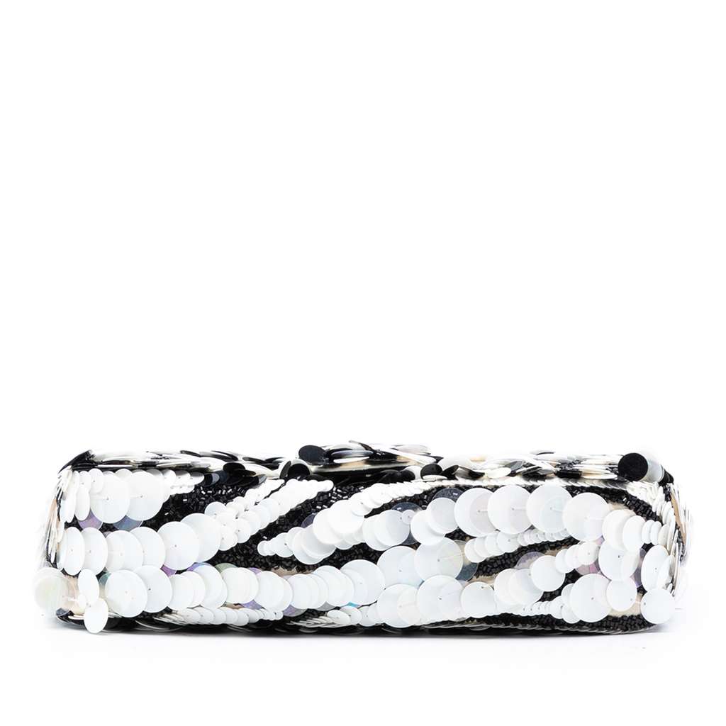 Gucci Medium GG Marmont Sequin Embellished Leather Shoulder Bag - 3