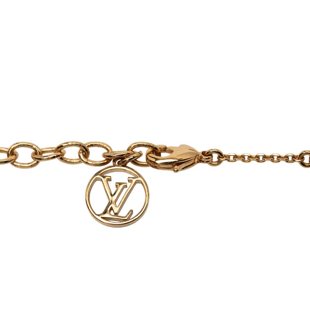 Louis Vuitton Gold Plated LV and Me Letter M Necklace - 3