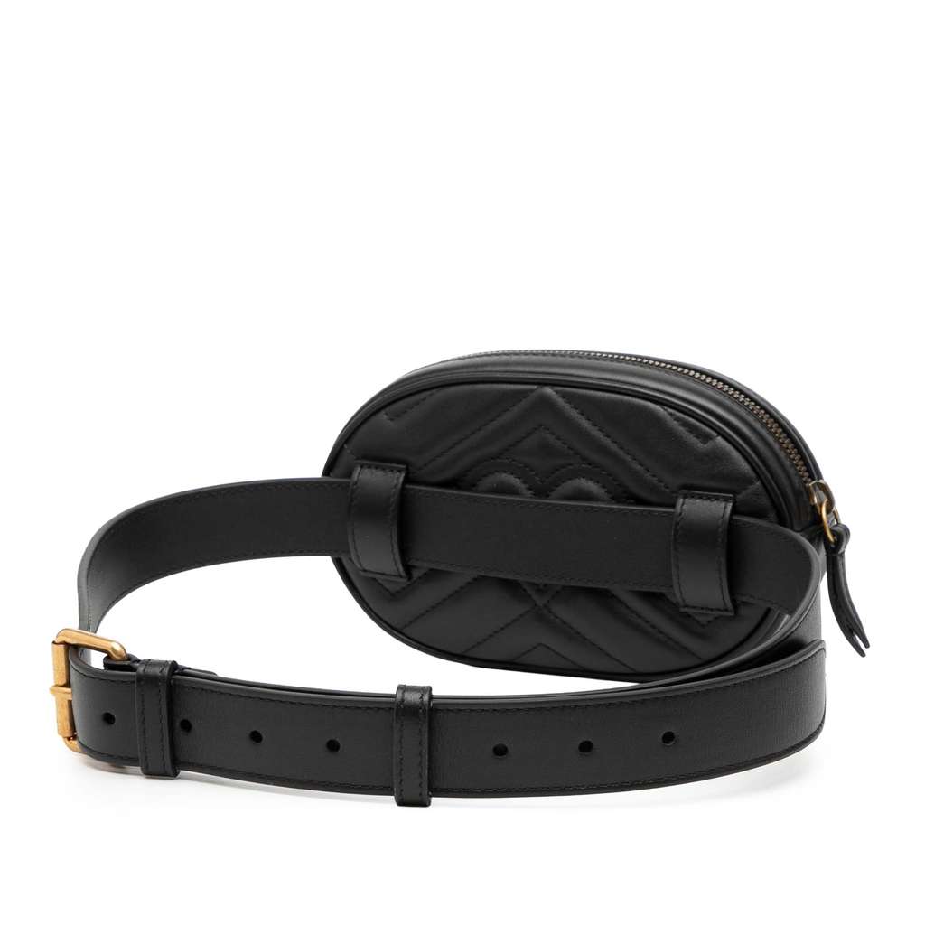 Gucci GG Marmont Matelasse Leather Belt Bag - 2