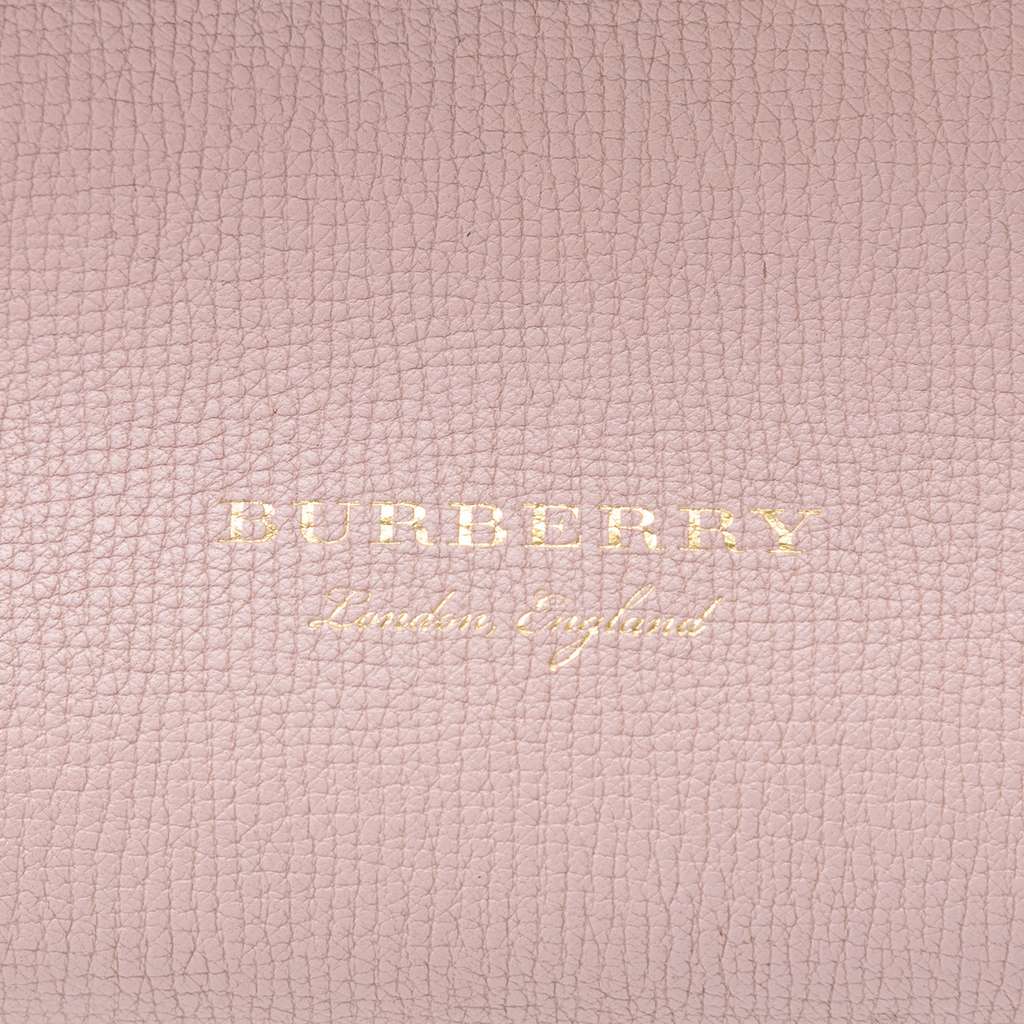 Burberry Small Leather and House Check Banner Satchel - 5