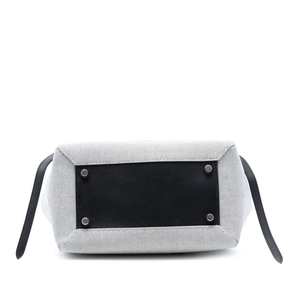 Celine Mini Canvas Belt Satchel - 3