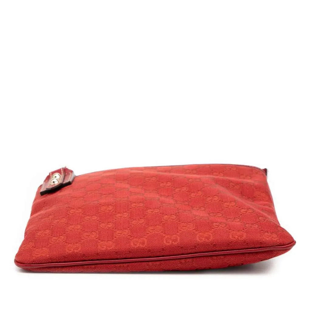 Gucci GG Canvas Crossbody Red Canvas Very good - Inside View