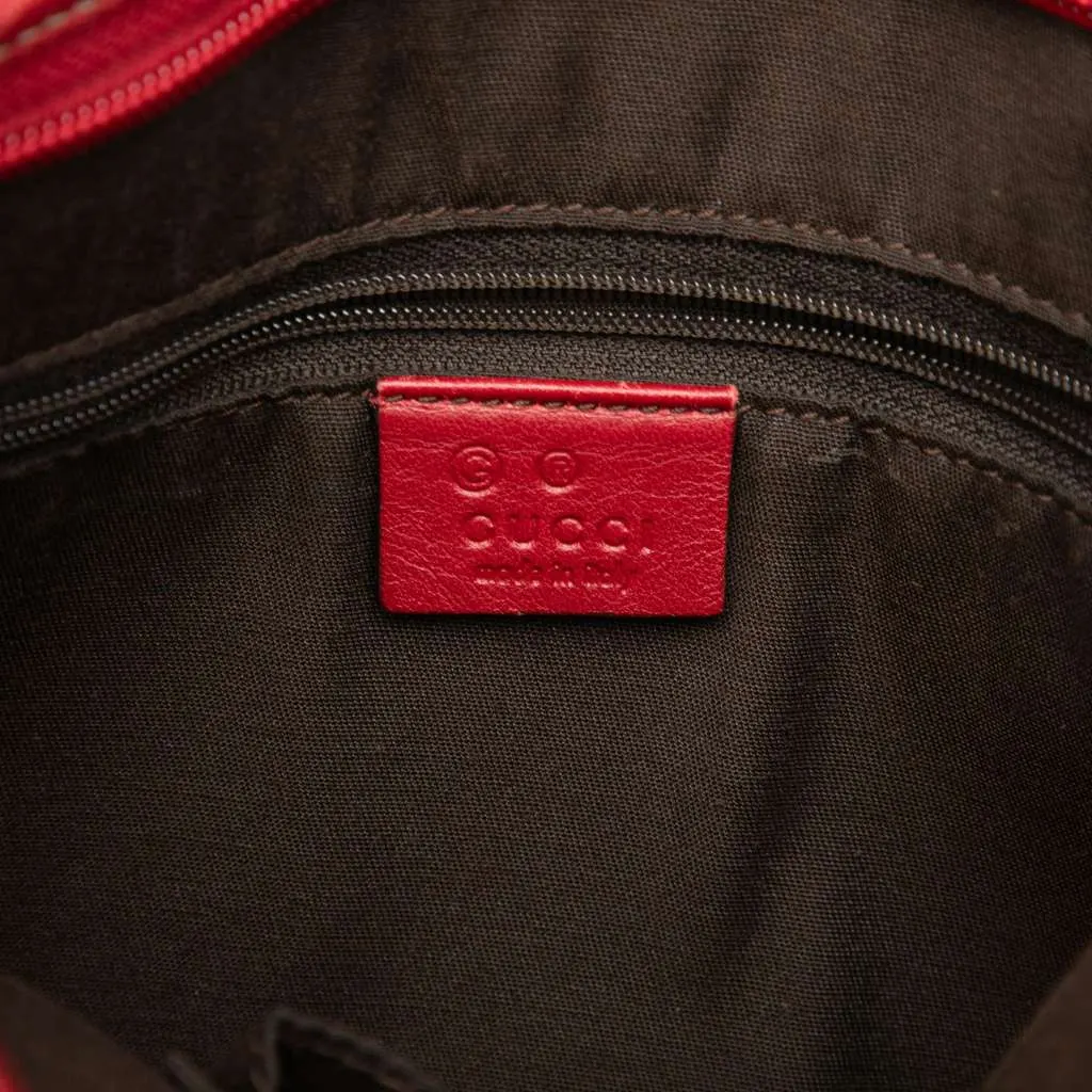 Gucci GG Canvas Crossbody Red Canvas Very good - Box View