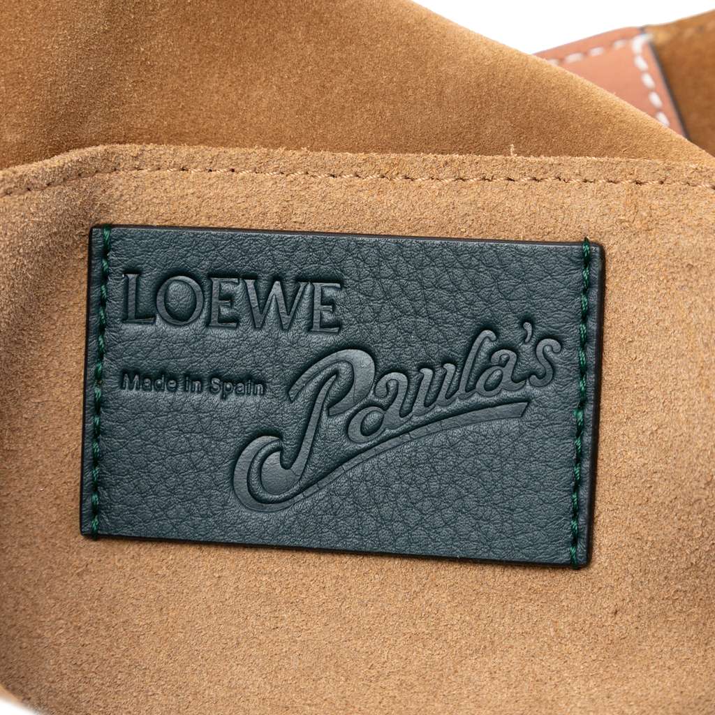 Loewe Paulas Ibiza Mermaid Print Leather Bucket Bag - 5