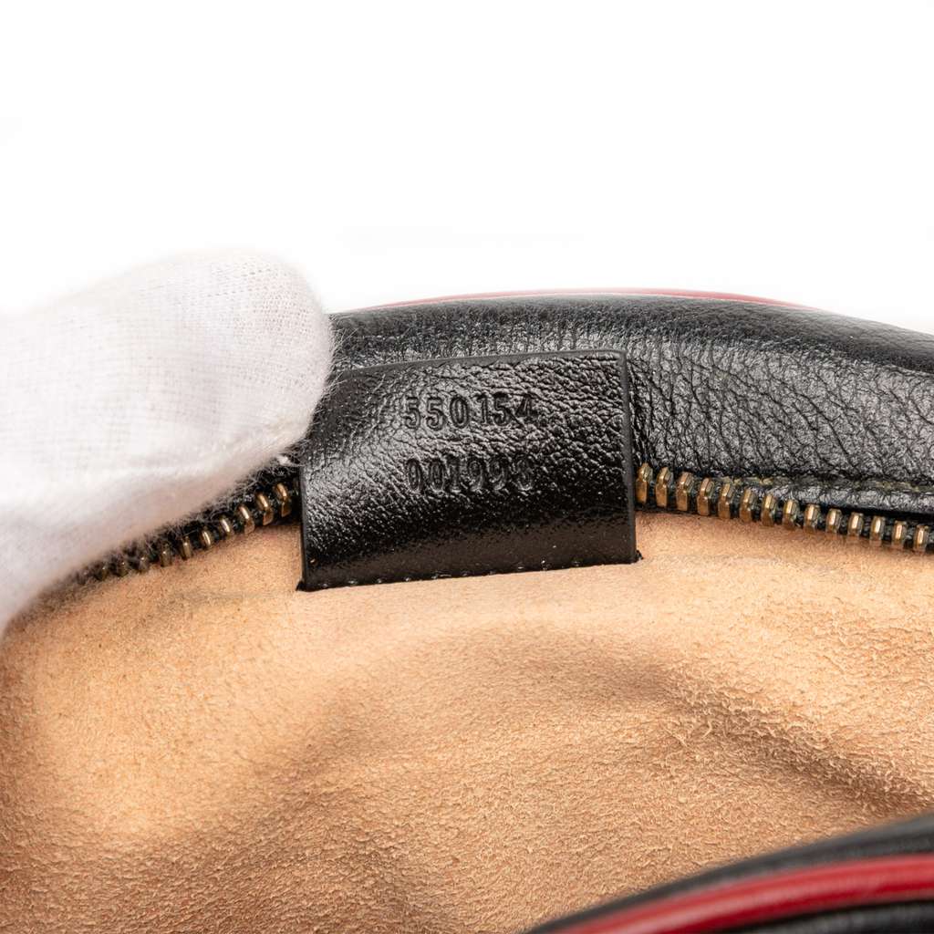 Gucci Mini GG Marmont Matelasse Leather Torchon Round Crossbody - 5