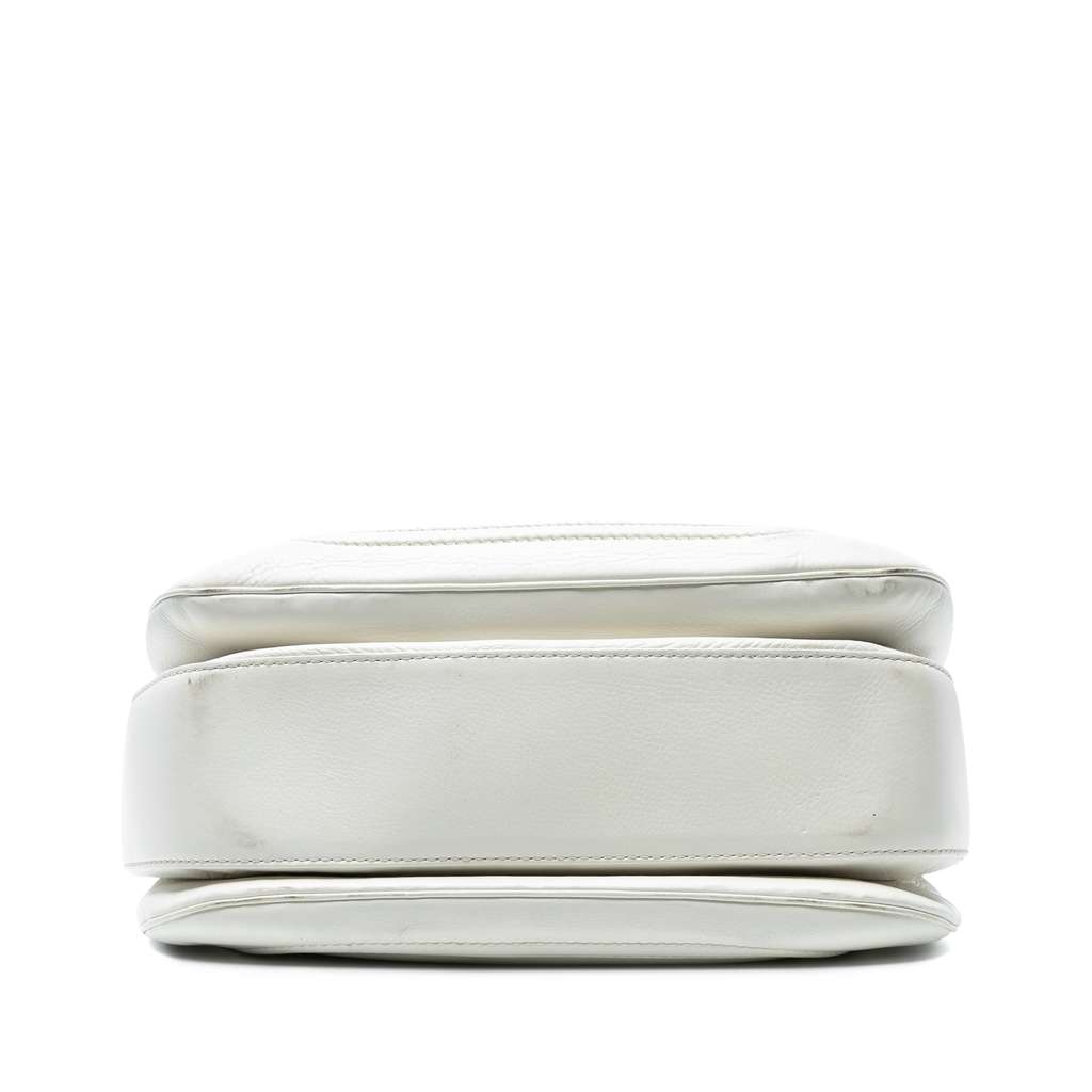 Gucci Large Pebbled Calfskin New Bamboo Top Handle Bag - 3