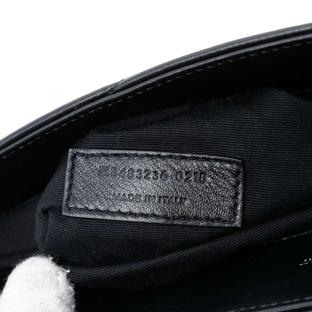 Saint Laurent Matelasse Calfskin Monogram LouLou Document Clutch - 5