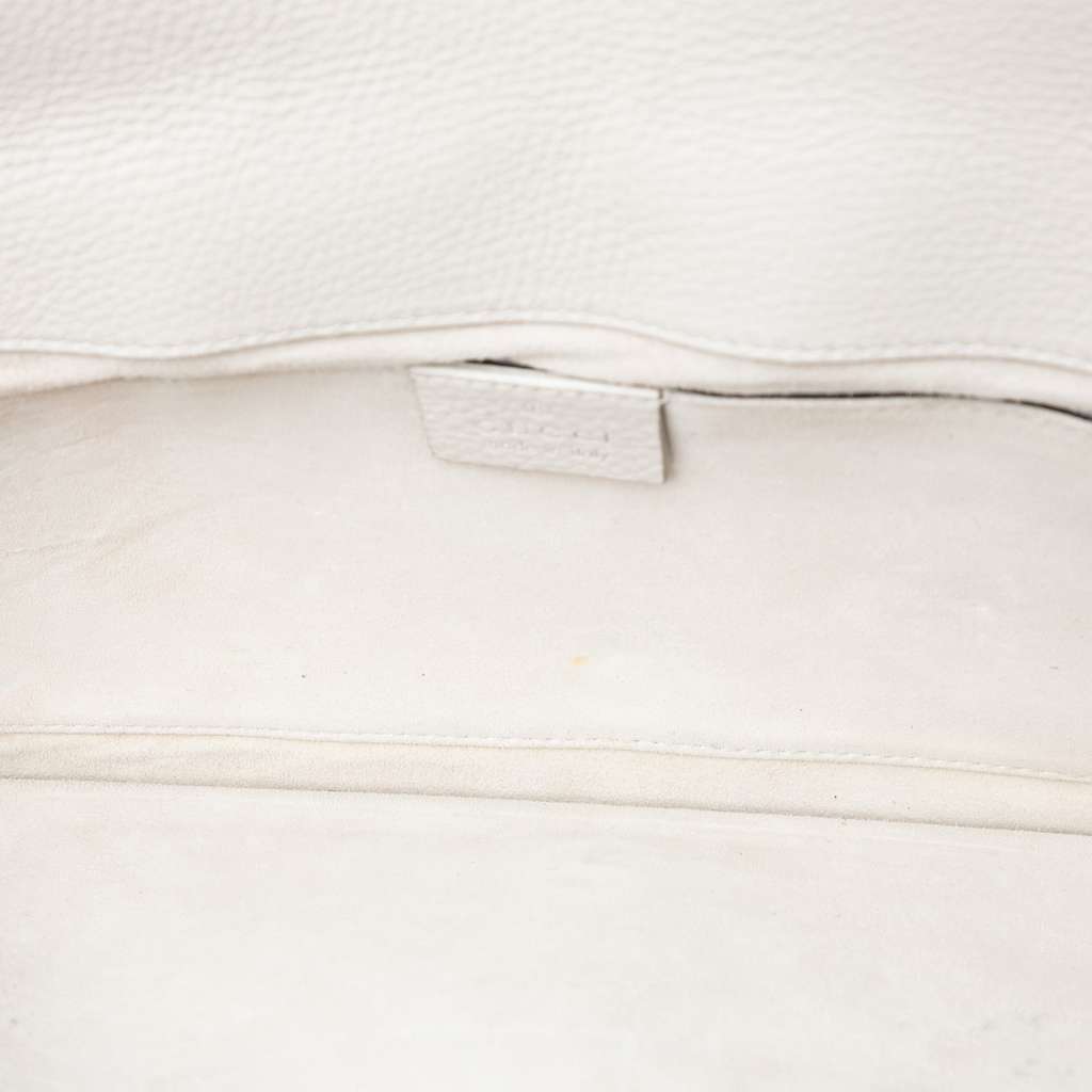 Gucci Leather 1973 Flap Clutch - 4