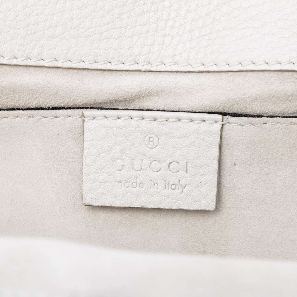 Gucci Leather 1973 Flap Clutch - 5