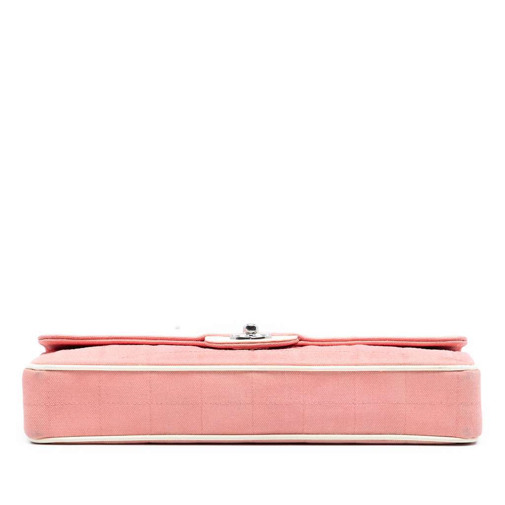 Chanel Chocolate Bar Canvas East West Flap - 3