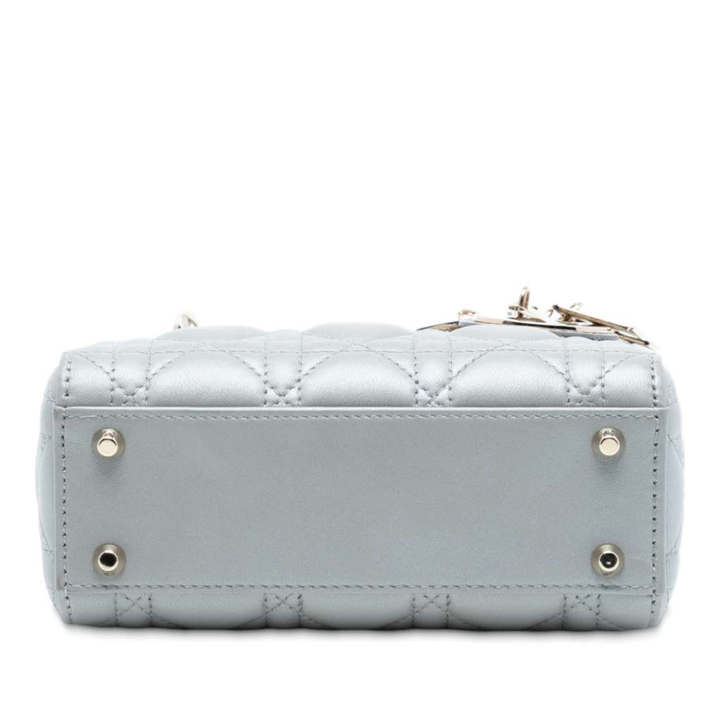 Dior Mini Lambskin Cannage Lady Dior - 3