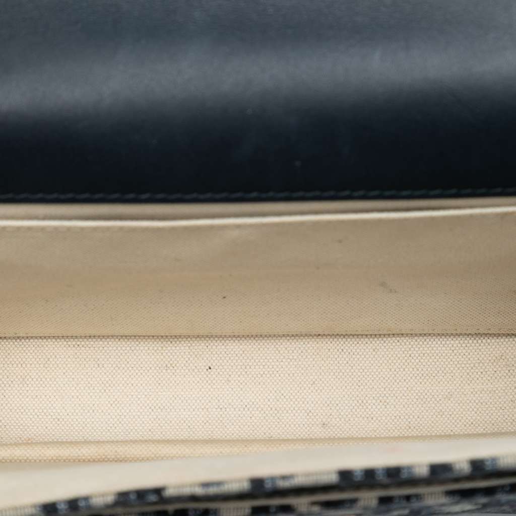 Dior Oblique Canvas CD Lock Chain Flap Crossbody - 4