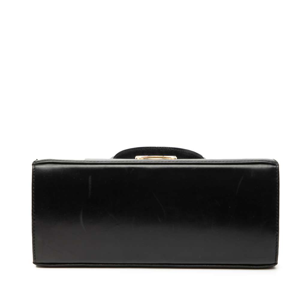 Salvatore Ferragamo Small Leather Gancini Iconic Top Handle Bag - 3