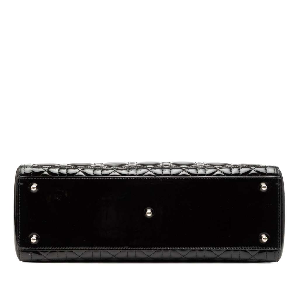 Dior Large Patent Cannage Lady Dior - 3