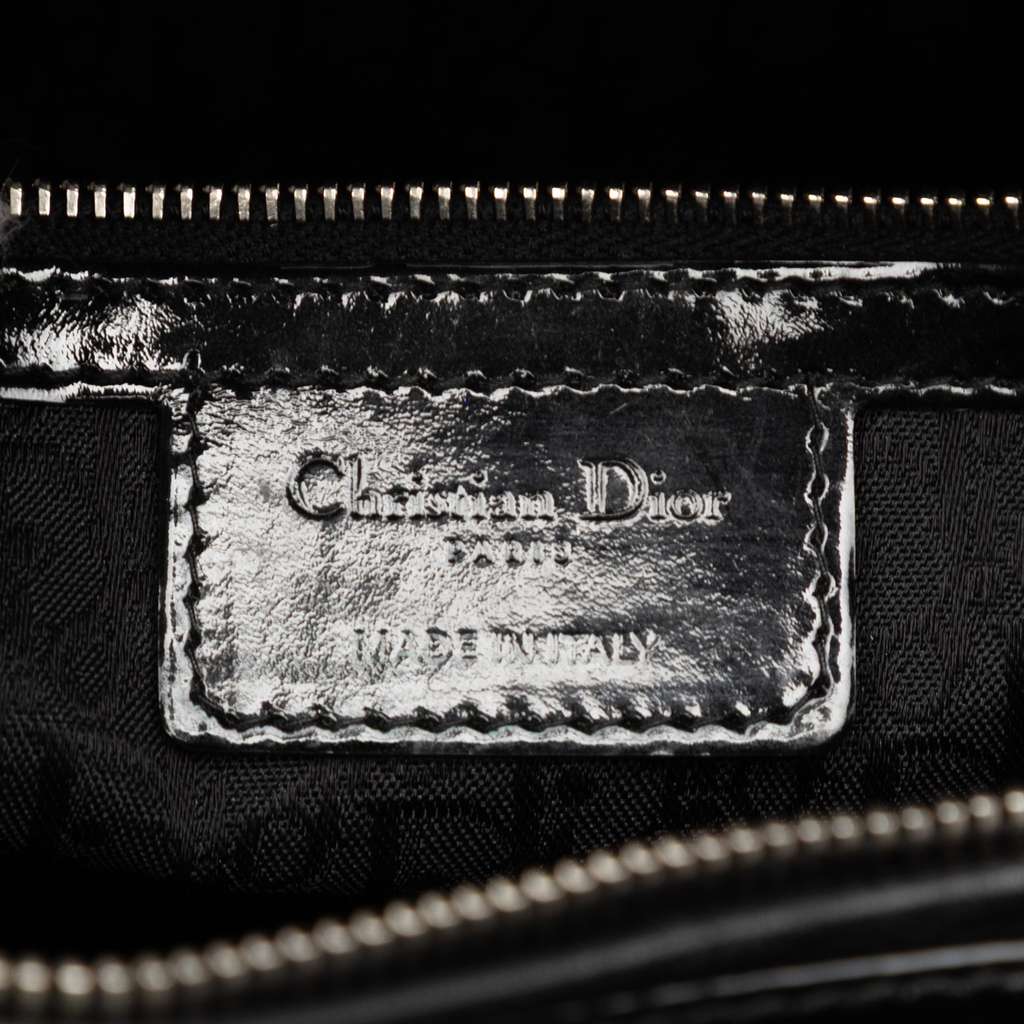 Dior Large Patent Cannage Lady Dior - 5
