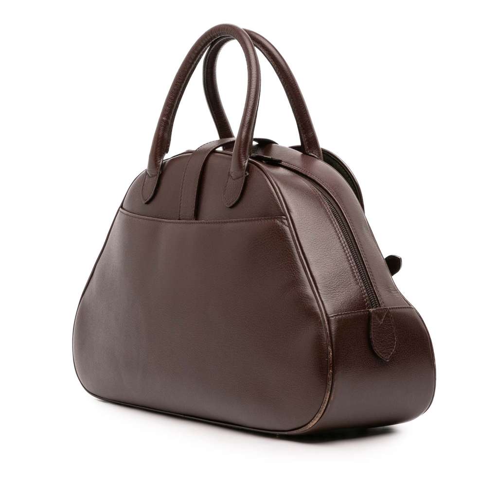 Dior Calfskin Double Saddle Bowler Bag - 2