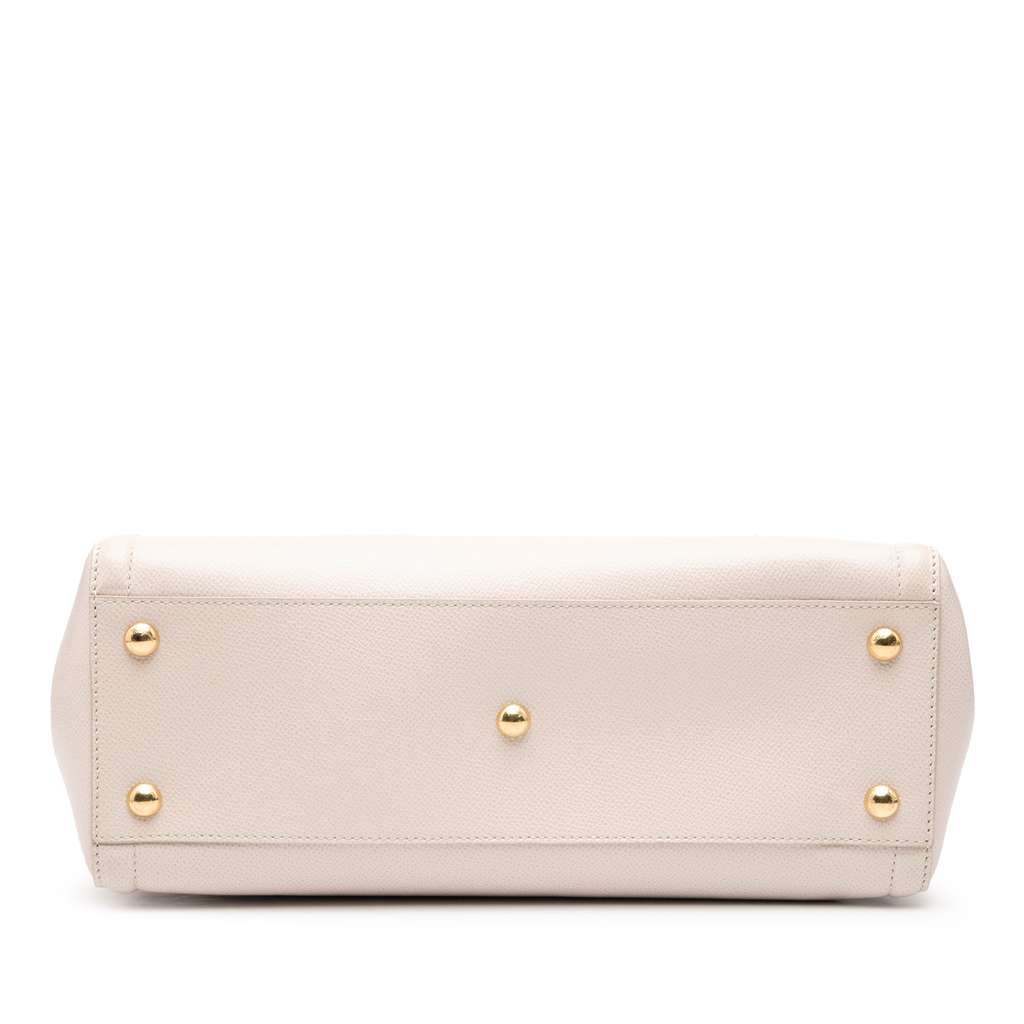 Salvatore Ferragamo Grained Calfskin Vara Melike Tote - 3