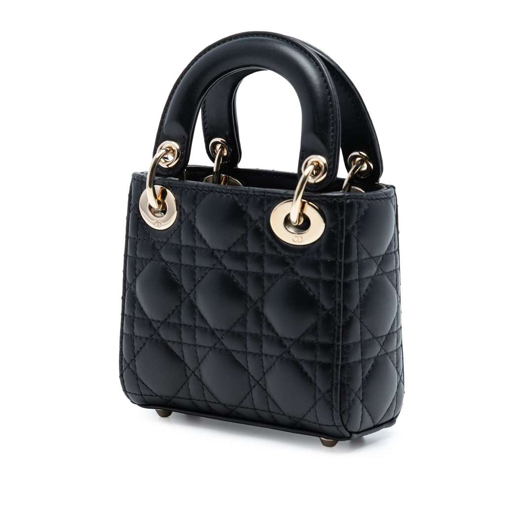 Dior Micro Lambskin Cannage Lady Dior - 2