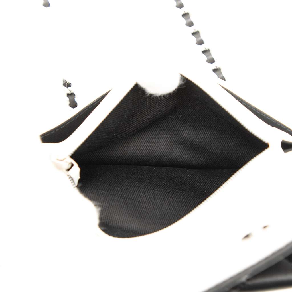 Chanel CC Bicolor Quilted Lambskin Double Sided Wallet on Chain - 4