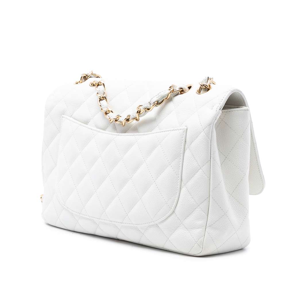Chanel Jumbo Classic Caviar Single Flap - 2