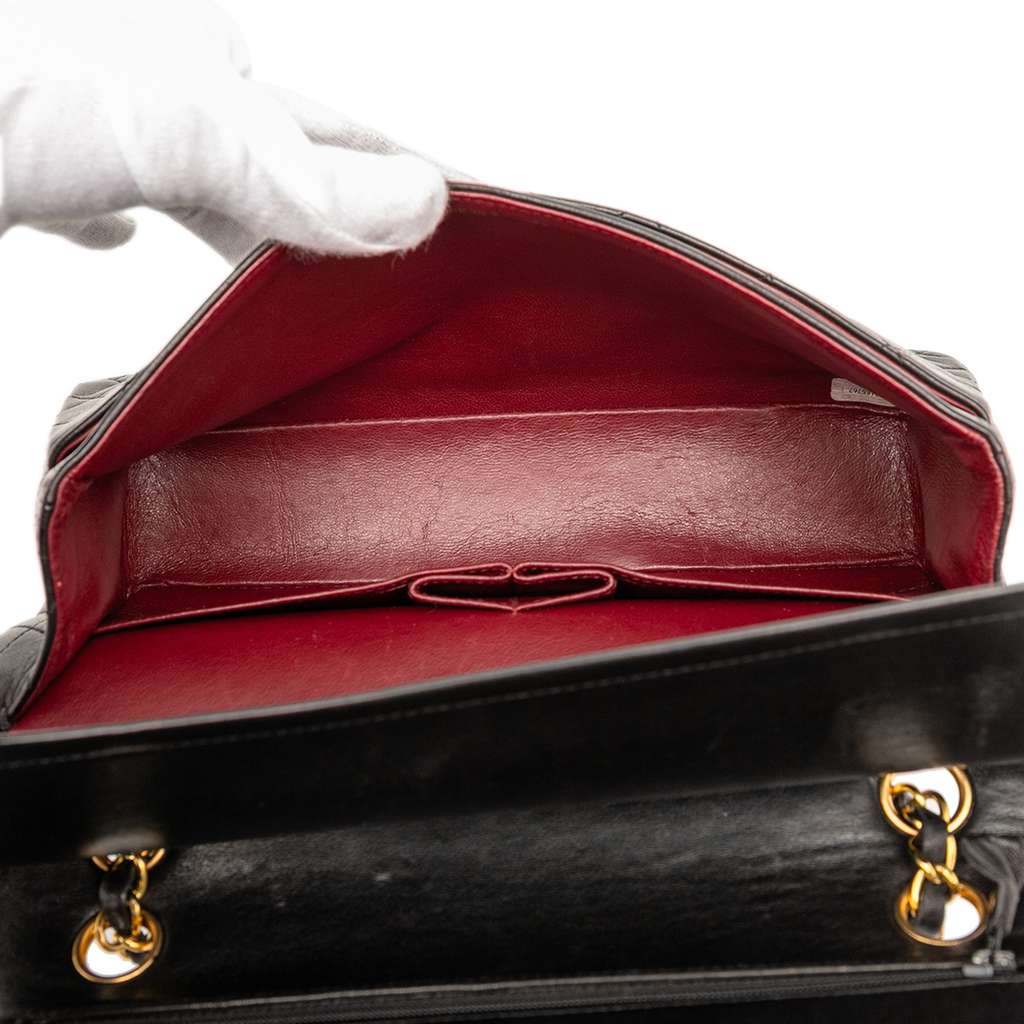 Chanel Medium Classic Lambskin Double Flap - 4