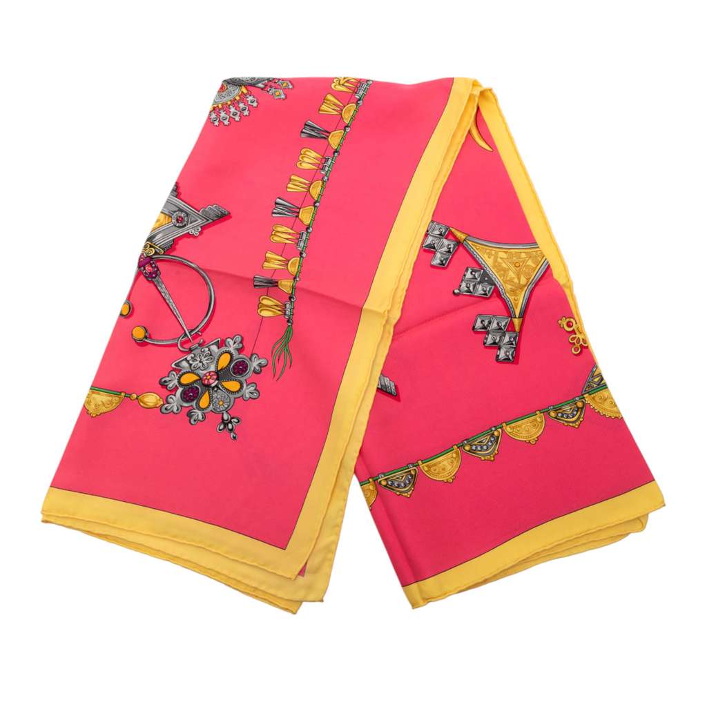 Hermès Parures des Sables Silk Scarf
