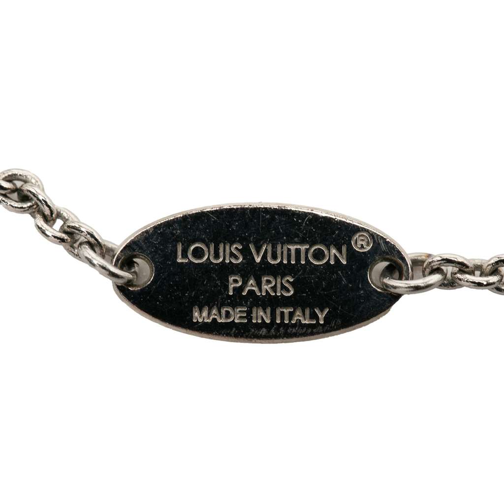 Louis Vuitton Silver Plated Essential V Supple Bracelet - 4