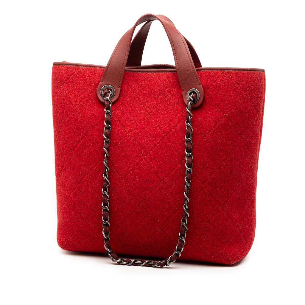 Chanel Medium CC Quilted Felt Pop Tote - 2