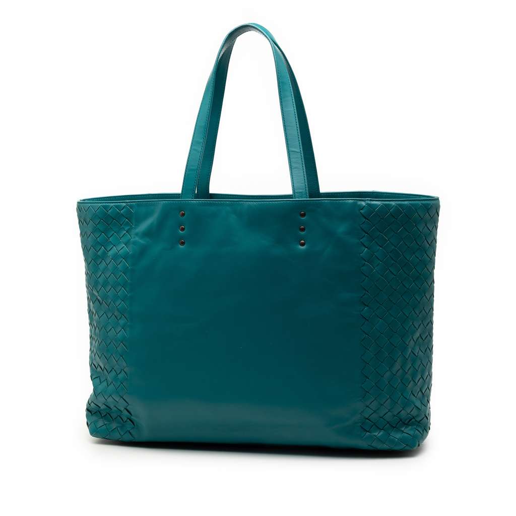 Bottega Veneta Intrecciato Trimmed Nappa Tote - 2