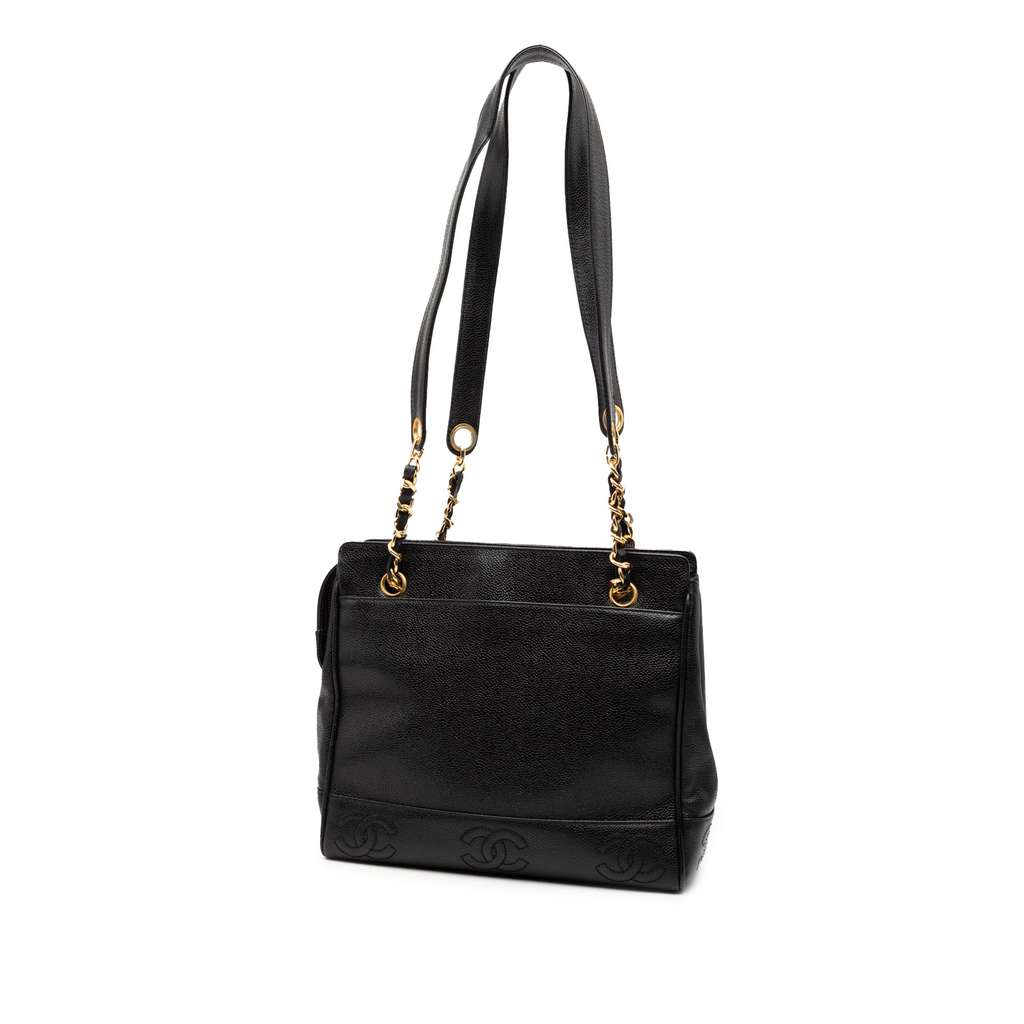 Chanel Triple CC Caviar Shoulder Bag - 2