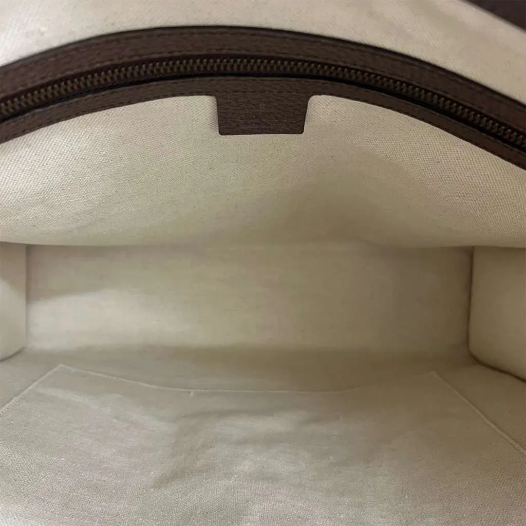 Gucci GG Supreme Ophidia Vertical Tote Brown Canvas Very good - Inside View
