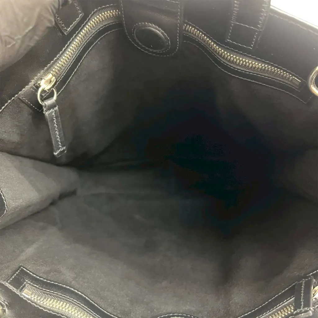 Gucci GG Supreme Caleido Web Vertical Tote Brown Canvas Very good - Inside View