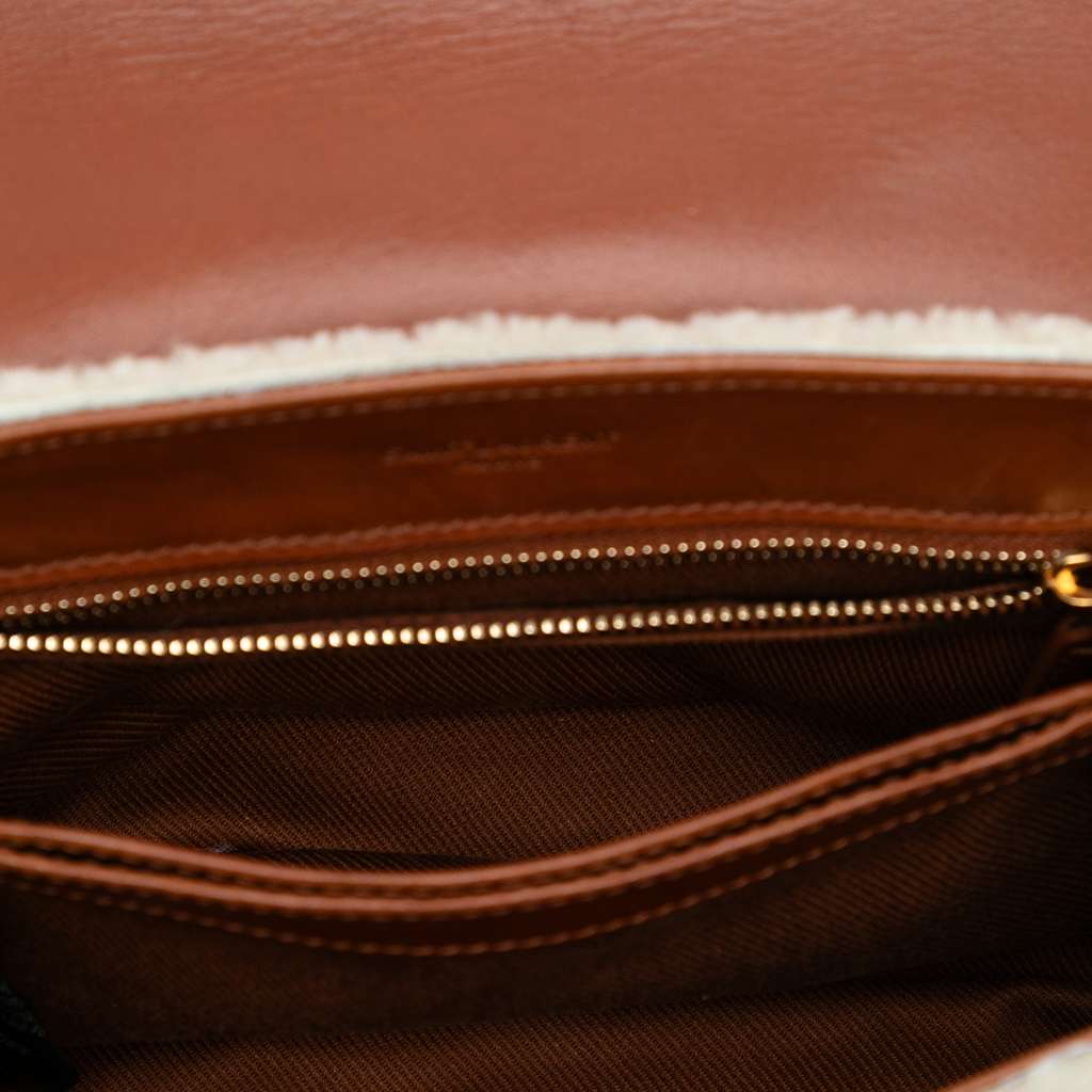 Saint Laurent Toy Shearling Loulou Crossbody - 4