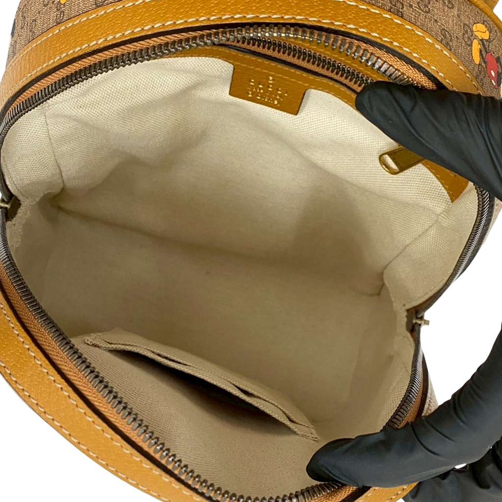 Gucci Disney Small Micro GG Supreme Mickey Mouse Dome Backpack - 5