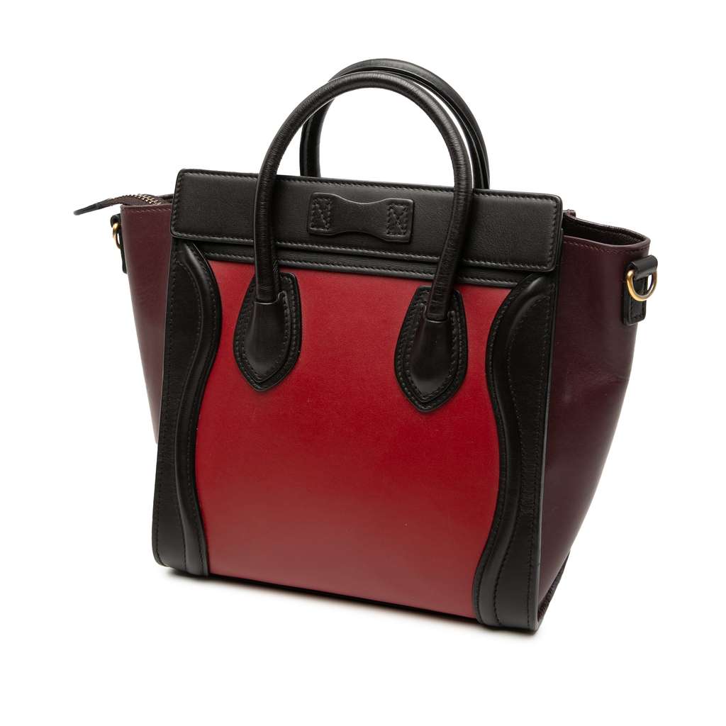 Celine Nano Tricolor Leather Luggage Tote - 2