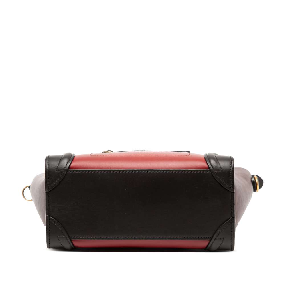 Celine Nano Tricolor Leather Luggage Tote - 3