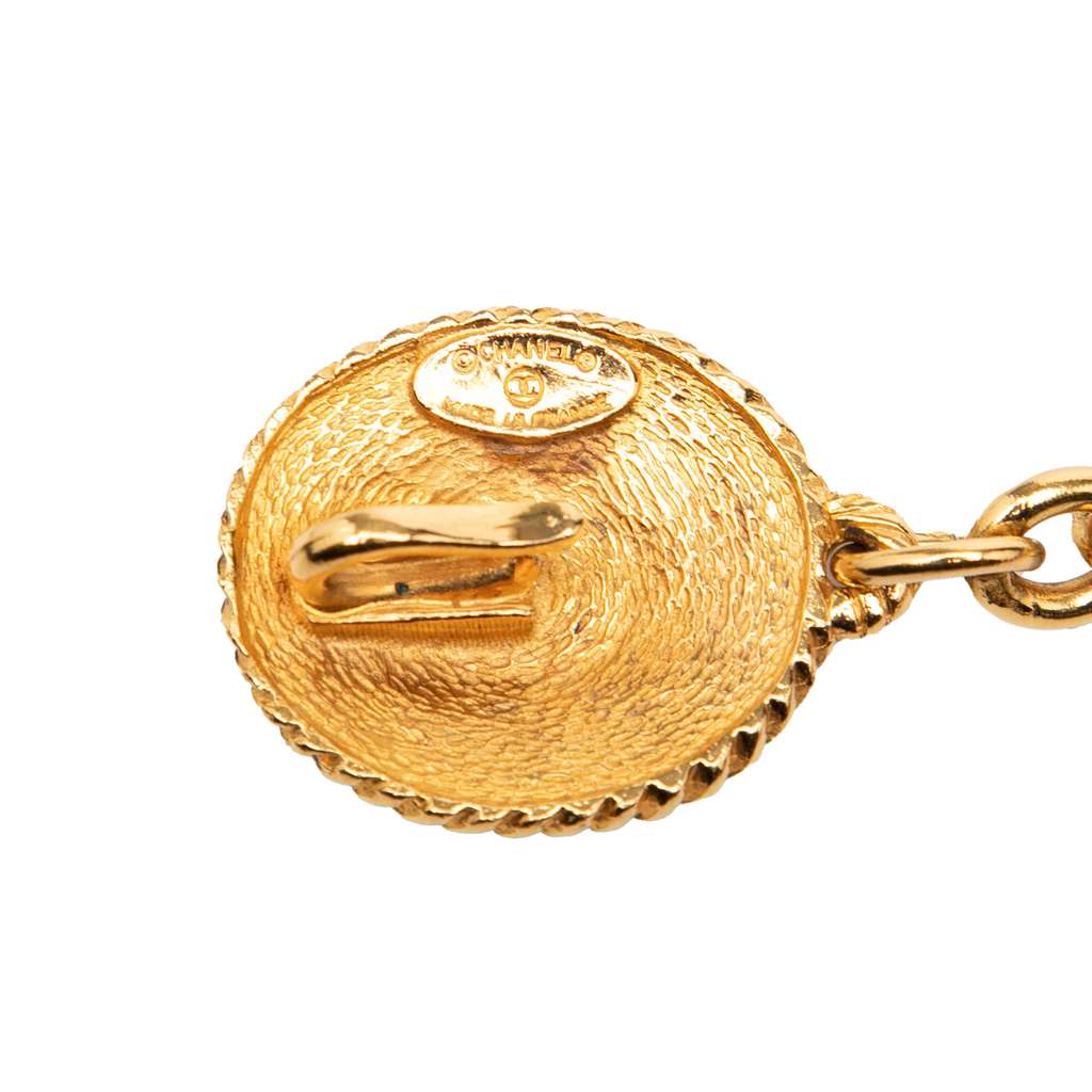 Chanel Gold Plated Equestrian Medallion Chain Belt - 3