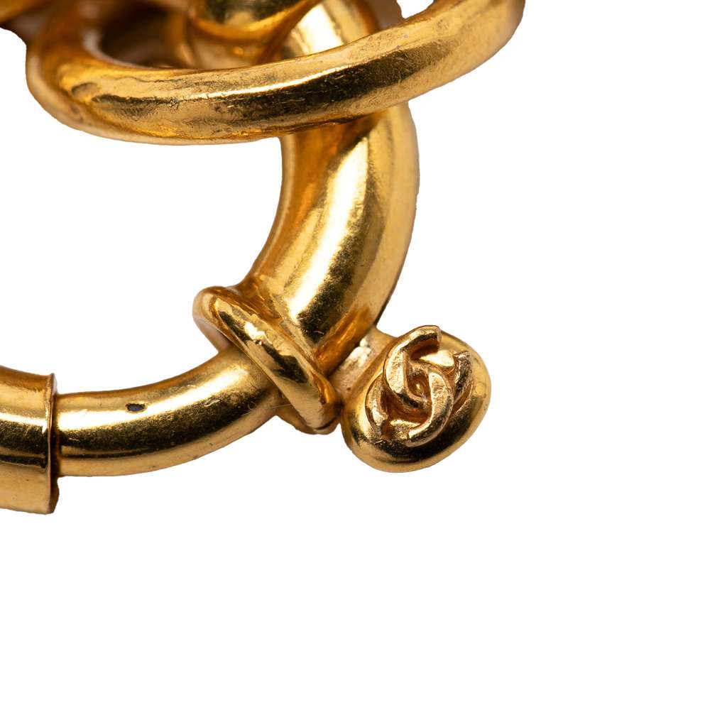 Chanel CC Gold Plated Long Chain Necklace - 2