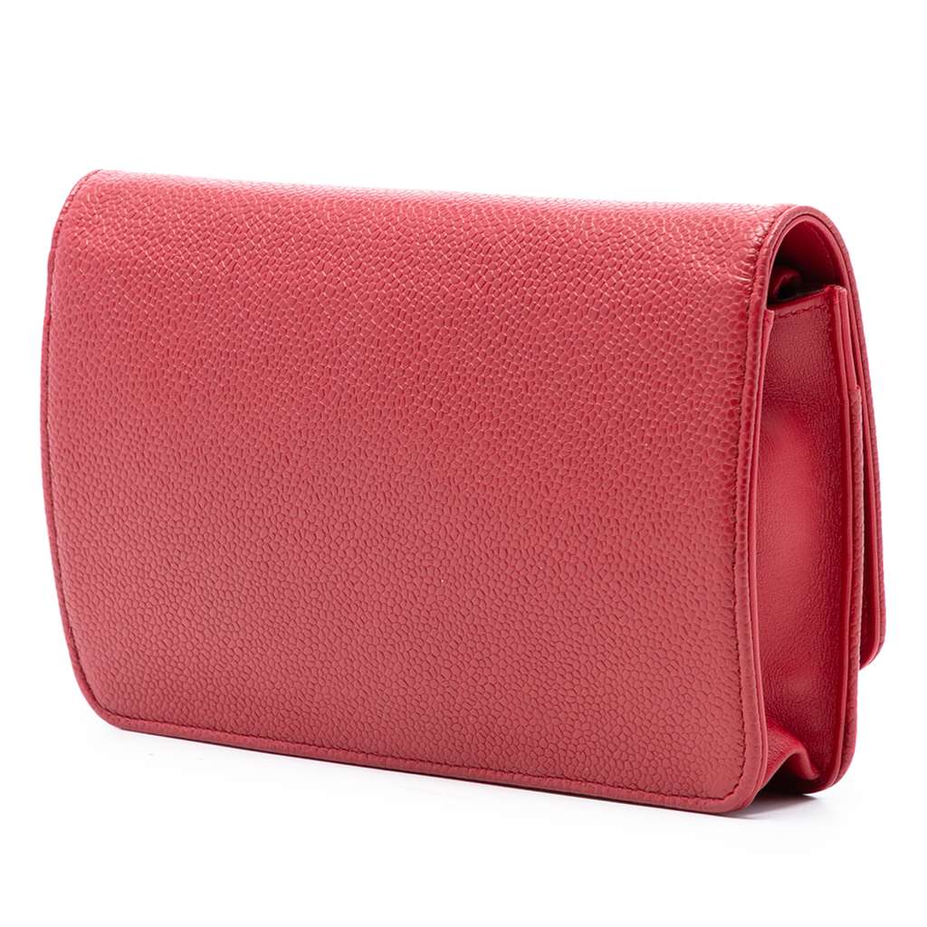 Chanel CC Caviar Wallet On Chain - 2