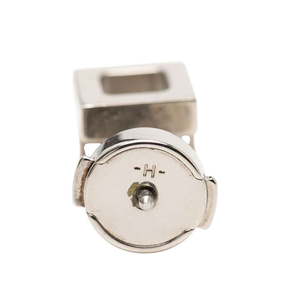 Hermès Palladium Plated Cage d H Earrings - 3