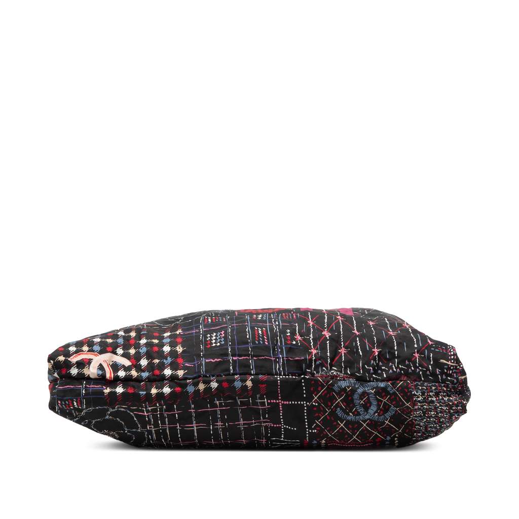 Chanel Nylon Graffiti Foldable Shopping Tote in Caviar Flap - 3