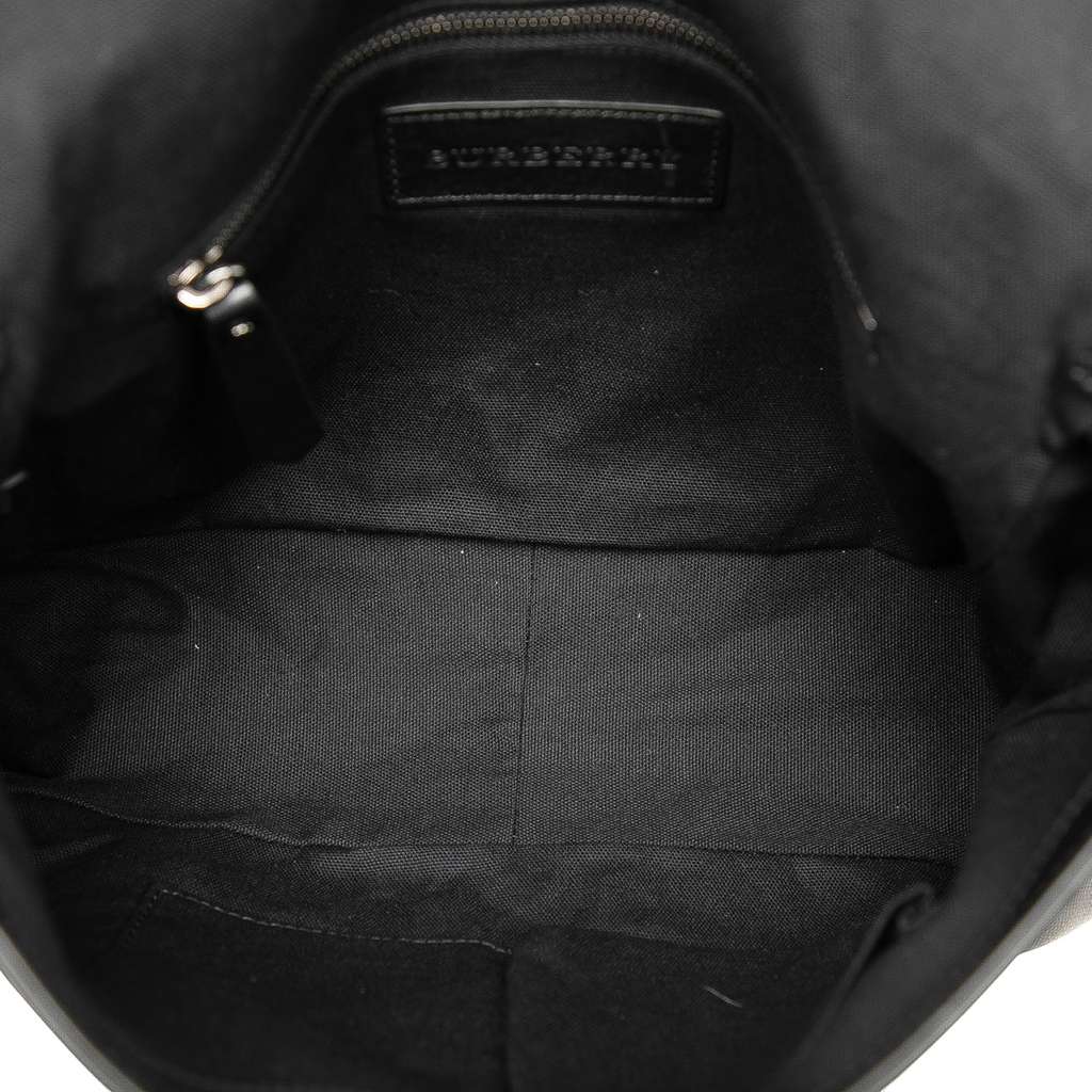 Burberry Smoke Check Coated Canvas Hendley Messenger Bag - 4