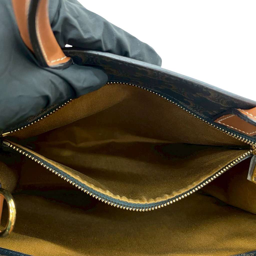 Celine Small Triomphe Coated Canvas Vertical Cabas Tote - 4