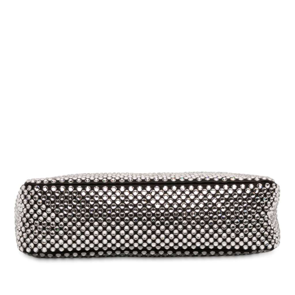 Prada Mini Satin Crystal Re Edition 2000 Shoulder Bag - 3