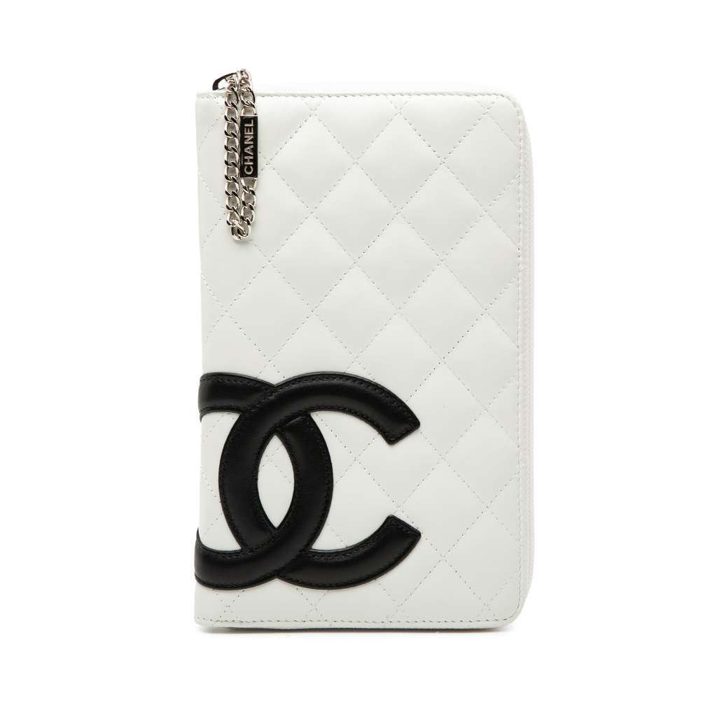 Chanel CC Quilted Lambskin Cambon Ligne Zippy Organizer Wallet