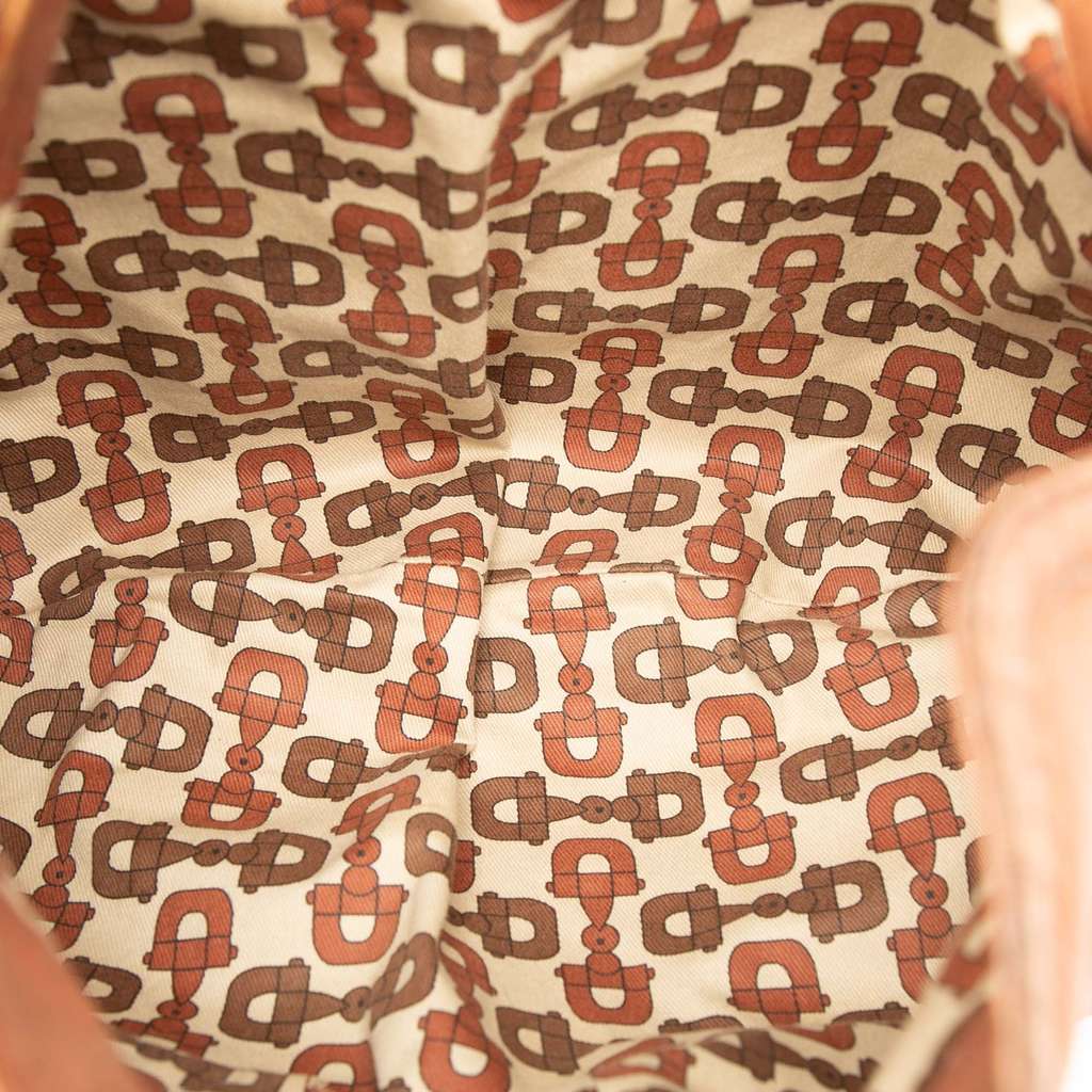 Gucci Large Leather Bamboo Indy Satchel - 4